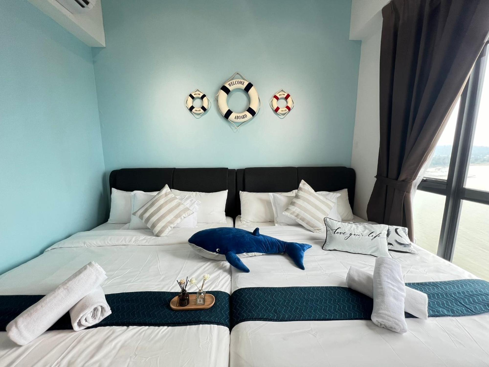 Oceanbay2 Seaview 6Pax Studio Netflix A-18-12 Kuantan Eksteriør bilde