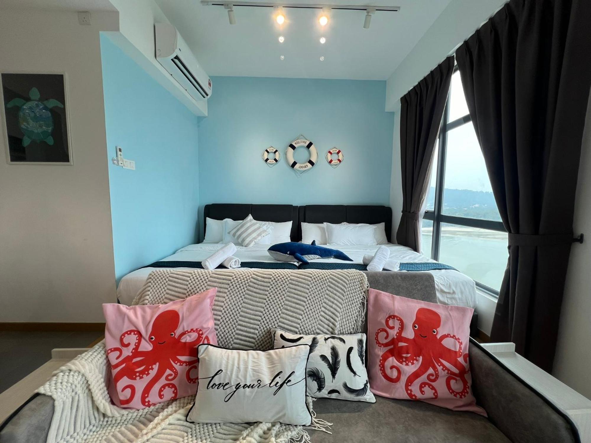Oceanbay2 Seaview 6Pax Studio Netflix A-18-12 Kuantan Eksteriør bilde