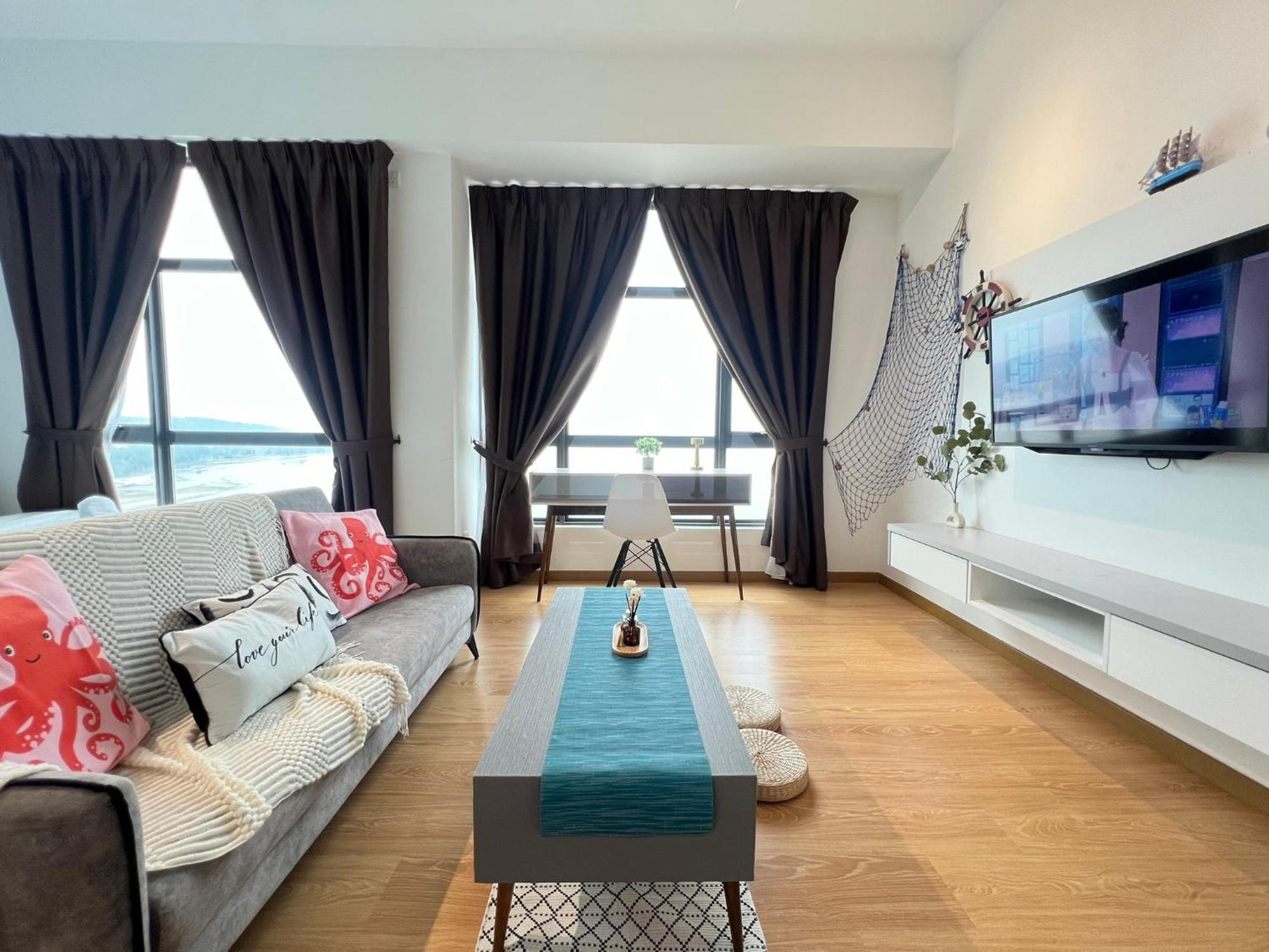 Oceanbay2 Seaview 6Pax Studio Netflix A-18-12 Kuantan Eksteriør bilde