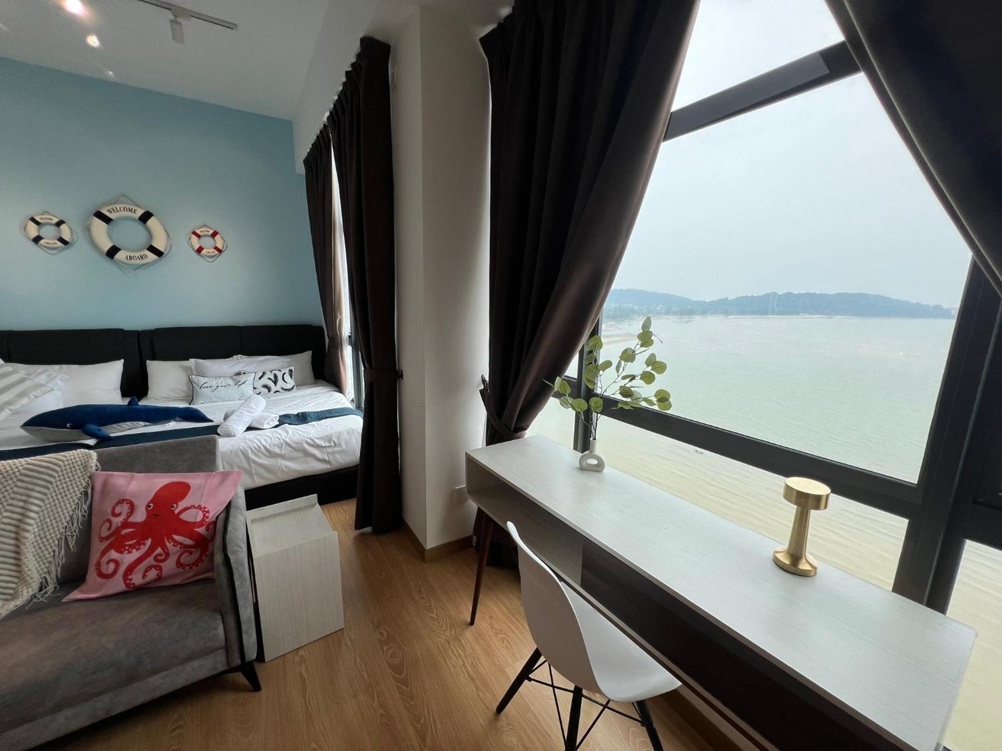 Oceanbay2 Seaview 6Pax Studio Netflix A-18-12 Kuantan Eksteriør bilde